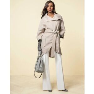 The Limited Scandal Collection Cocoon Dolman Wrap Coat M